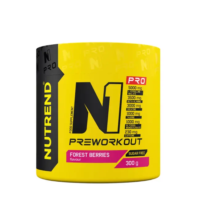 Nutrend N1 Pro Preworkout Forest Berry, 300 g