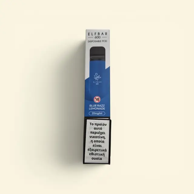Elf Bar 600 Blue Razz Lemonade 2ml 18mg.