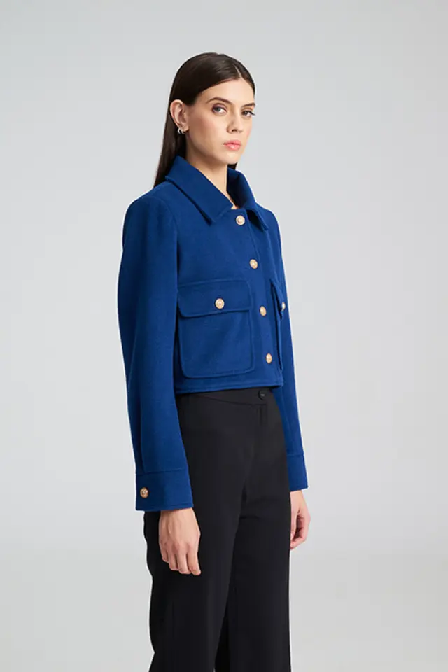 Κοντό jacket με χρυσά κουμπιά TUNIC - XS 2