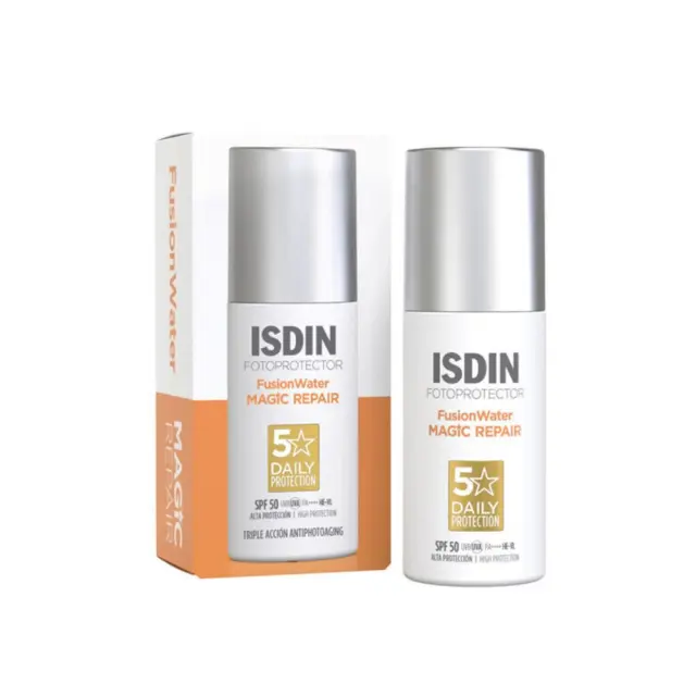 Isdin Fotoprotector Fusion Water Magic Repair Αντηλιακή Λοσιόν Προσώπου SPF50+ 50ml