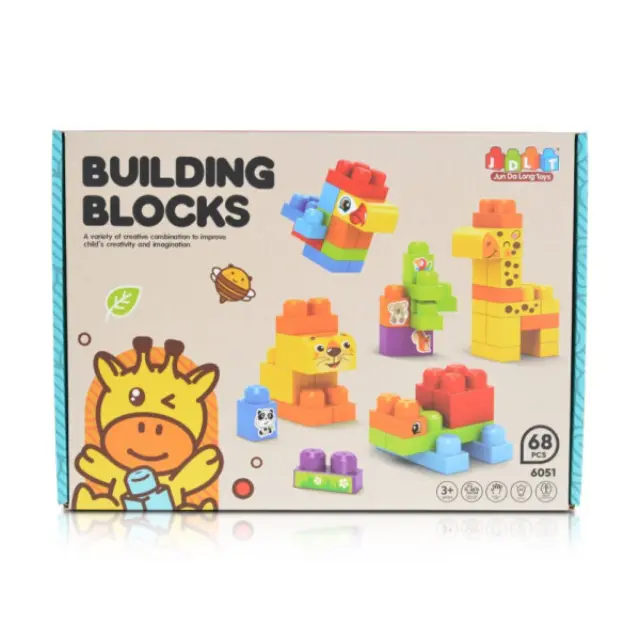 Moni Buiding blocks Animals 68 pcs 3801005600243