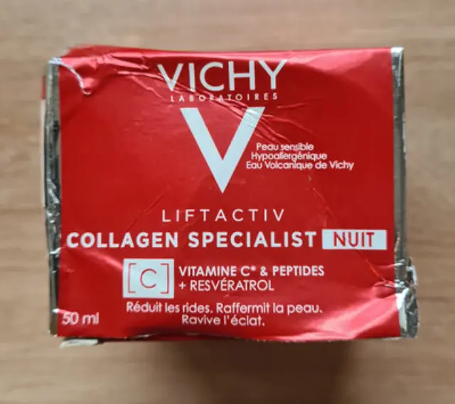 Vichy Liftactiv Collagen Specialist Night Κρέμα Νύχτας για Επανόρθωση Βαθιών Ρυτίδων με Βιοπεπτίδια και Ρεσβερατρόλη 50ml