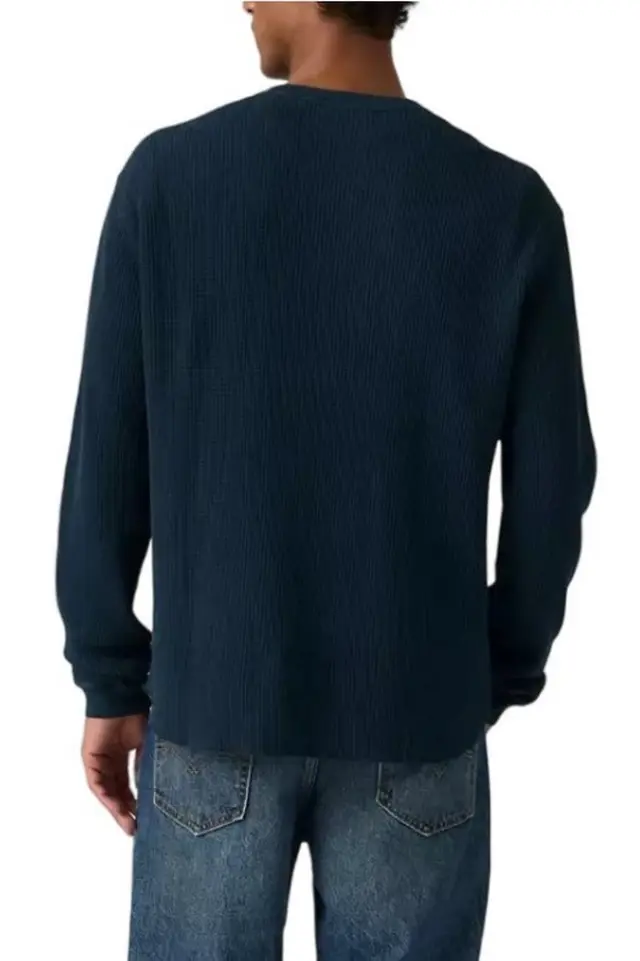 RT LS RLX THERMAL TEE BLUES - RT LS RLX THERMAL TEE GARMENT DYE NIGHTFALL NAVY Nightfall Navy 3