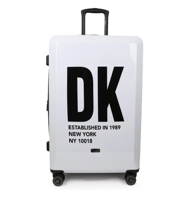 Βαλίτσα σκληρή Μεγάλη DKNY D2221-DH818BD4 Λευκό/Μαύρο
