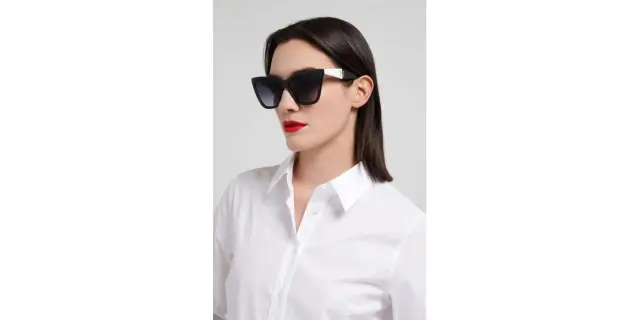 Carolina Herrera Unisex Γυαλιά Ηλίου με Μαύρο Σκελετό και Γκρι Ντεγκραντέ Φακό HER 0374/S 80S/9O 2