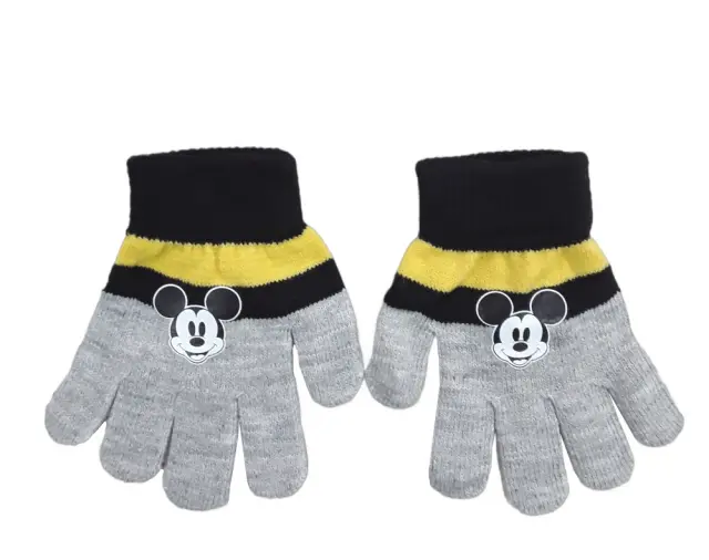 Παιδικά Γάντια Grey Black Mickey 7130020 2