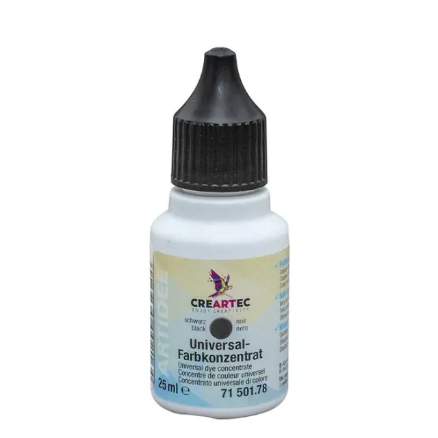 Creartec Συμπυκνωμένη Χρωστική - Black - 25ml