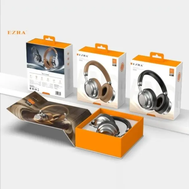 Ezra BW96 Ασύρματα Bluetooth On Ear Ακουστικά Μαύρα 2