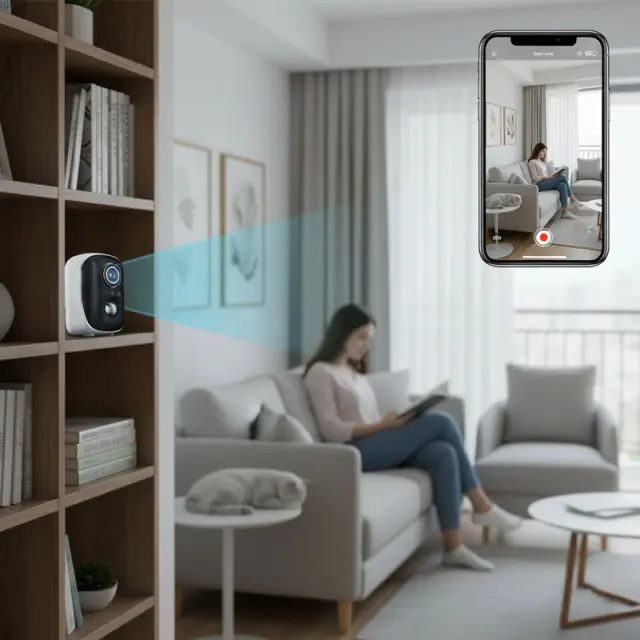 Andowl Ασύρματη Μίνι Κάμερα Wi-Fi 8K με Νυχτερινή Όραση και Ανίχνευση Κίνησης Q-HQ67 - Mini Camera 0751123 2