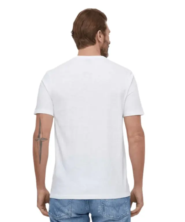 Hugo Boss - Ανδρικό T-shirt Tegood Regular Fit 50508243-100 Λευκό 2