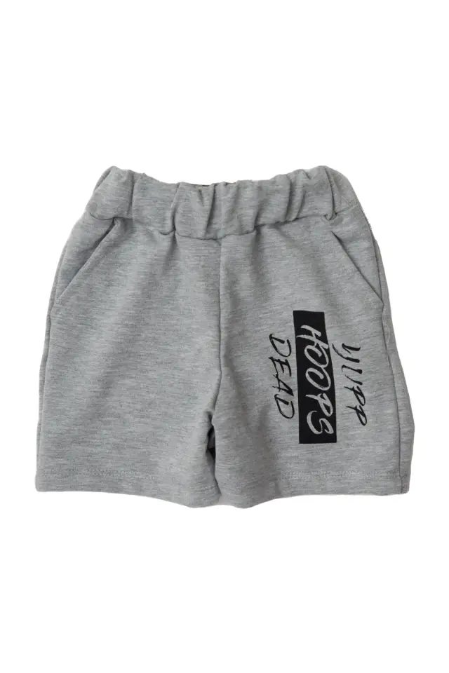 Shorts Kid Hoops Γκρι