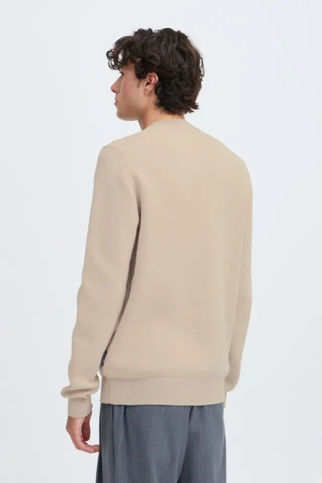 Casual Friday Ανδρικό THEO Πλεκτό – Beige - XXL 2