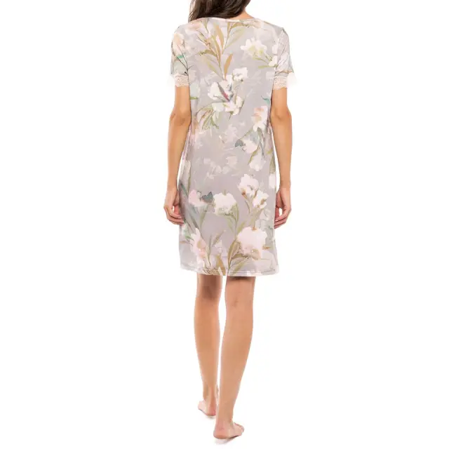 Γυναικείο νυχτικό Grey Blossom S1142 Τύπος Pink Label - S 3