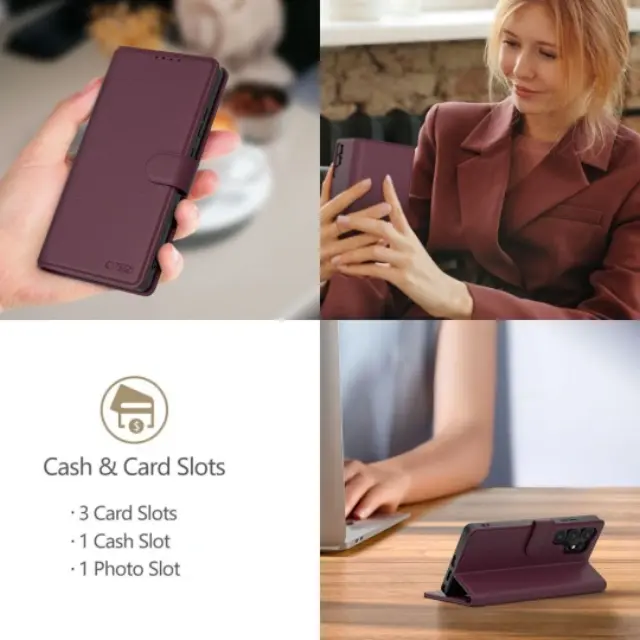 Tech-protect Wallet Galaxy A57 5g Mulberry 3