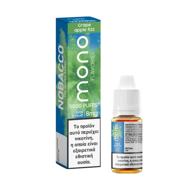 Nobacco Mono Grape Apple Fizz 8mg 10ml