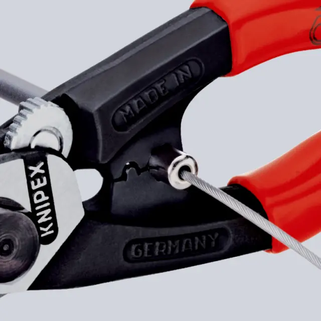 Knipex 9562190- Κόφτης καλωδίων με βαριά μόνωση Νο190mm 3