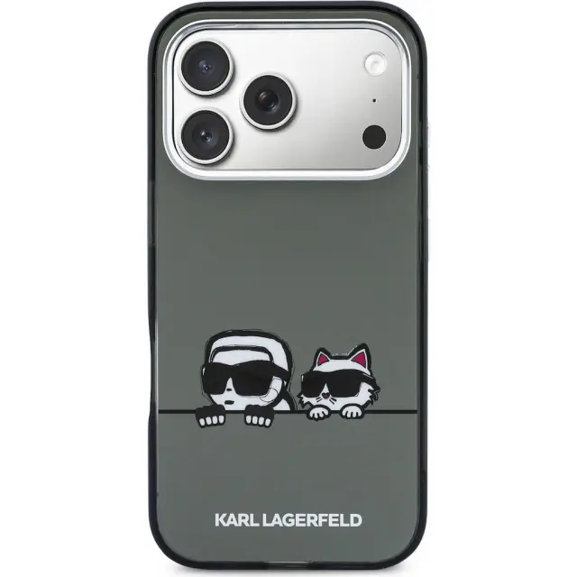 Karl Lagerfeld® K&CH Keads Logo MagSafe Θήκη για iPhone 17 Pro Max/18 Pro Max- Black 2