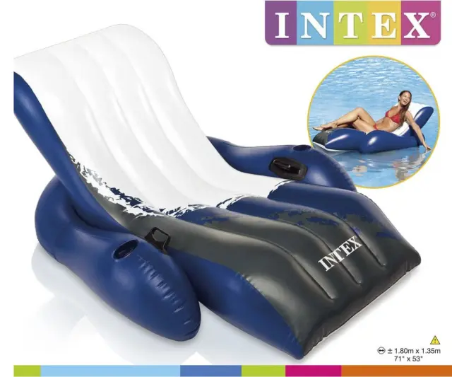 Intex 58868EU Recliner Lounge Φουσκωτή Πολυθρόνα 3