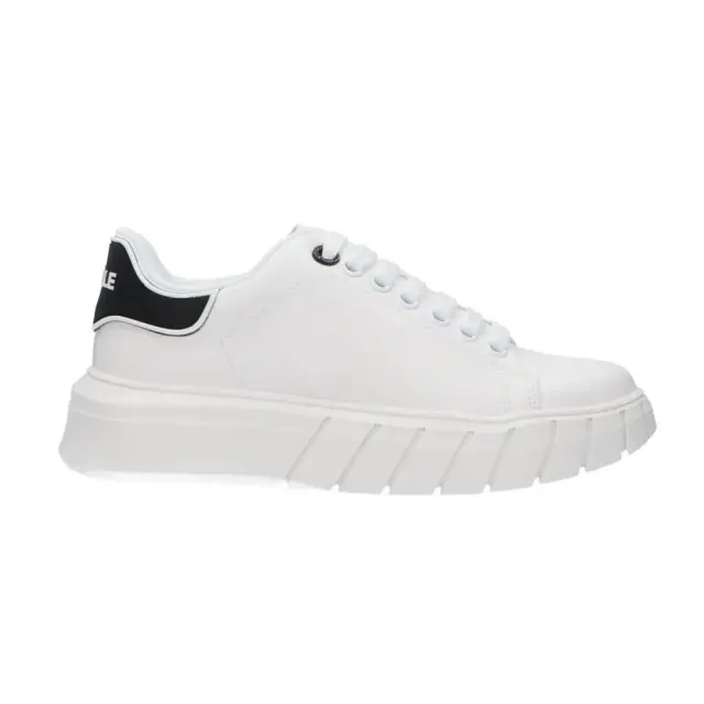 Gaelle Paris - Γυναικεία Sneakers Addict ECO-Leather GBCDP2965 Λευκό/Μαύρο