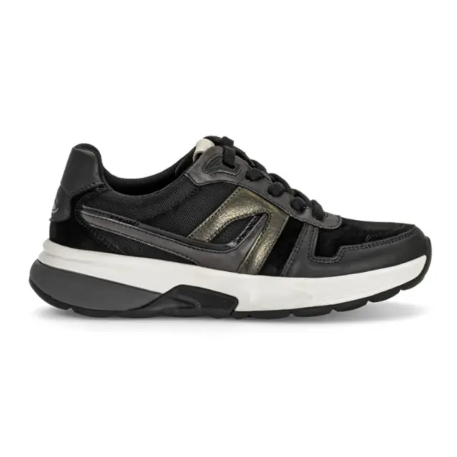 Gabor Sneakers Γυναικείο δέρμα Μαύρο GAB/56845 37-schwarz/anth
