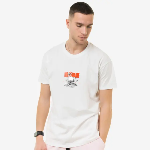 T-shirt Noshame® Λευκό - 122519 - XXL