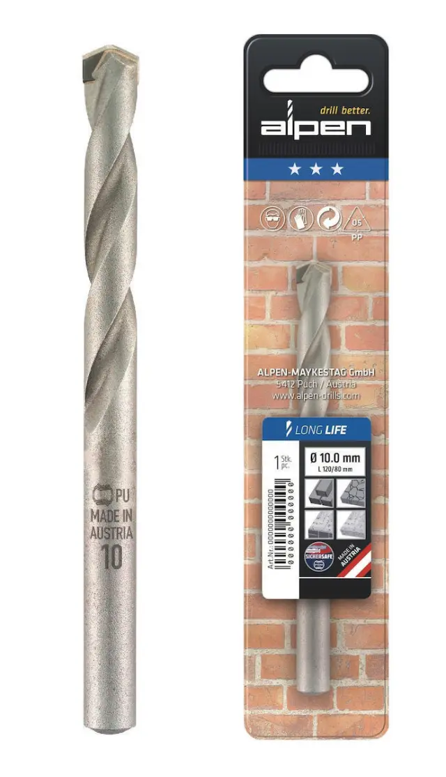 Drill Bit concrete LL 4.0x75 Alpen
