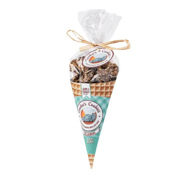 Cooka's Cookies Μπισκότα Little Kisses με Γεύση Τόνο & Κοτόπουλο 50gr Μονόχρωμο