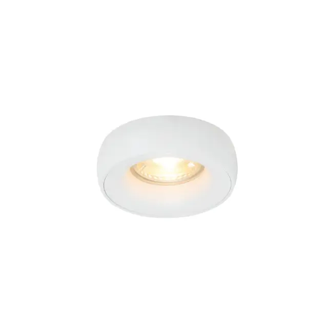 Ikon 03308/W Χωνευτό σποτ σταθερό GU10 ø8.5 sanded white Άσπρο