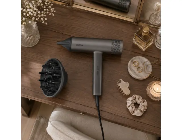 Πιστολάκι Μαλλιών Severin HT0169 με ισχύ 2000W και 3 θερμοκρασίες - Anthracite169