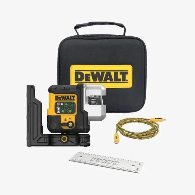 Dewalt DCLE14301BG Περιστροφικό Αλφάδι Laser Πράσινης Δέσμης με Εύρος Εργασίας 30m 2