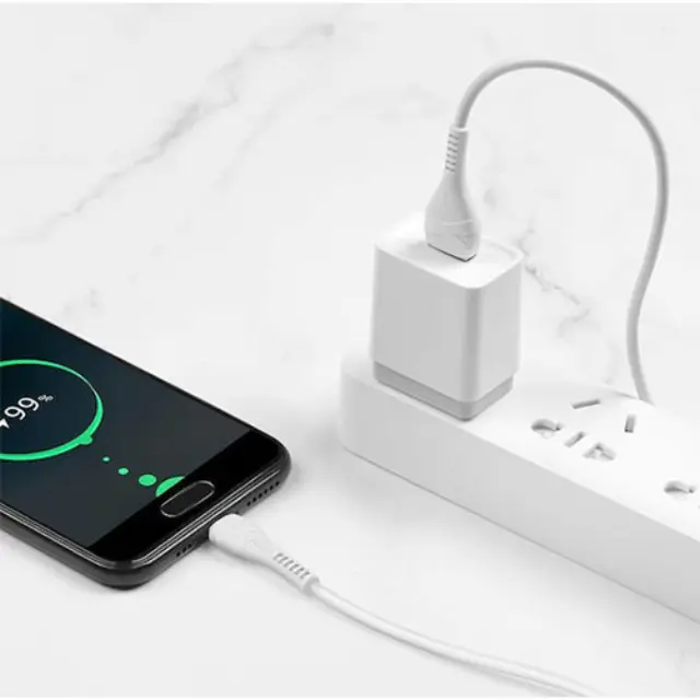 Hoco X37 Cool Power USB 2.0 Καλώδιο USB-C male - USB-A Λευκό 1m (HOC-X37c-W) 2