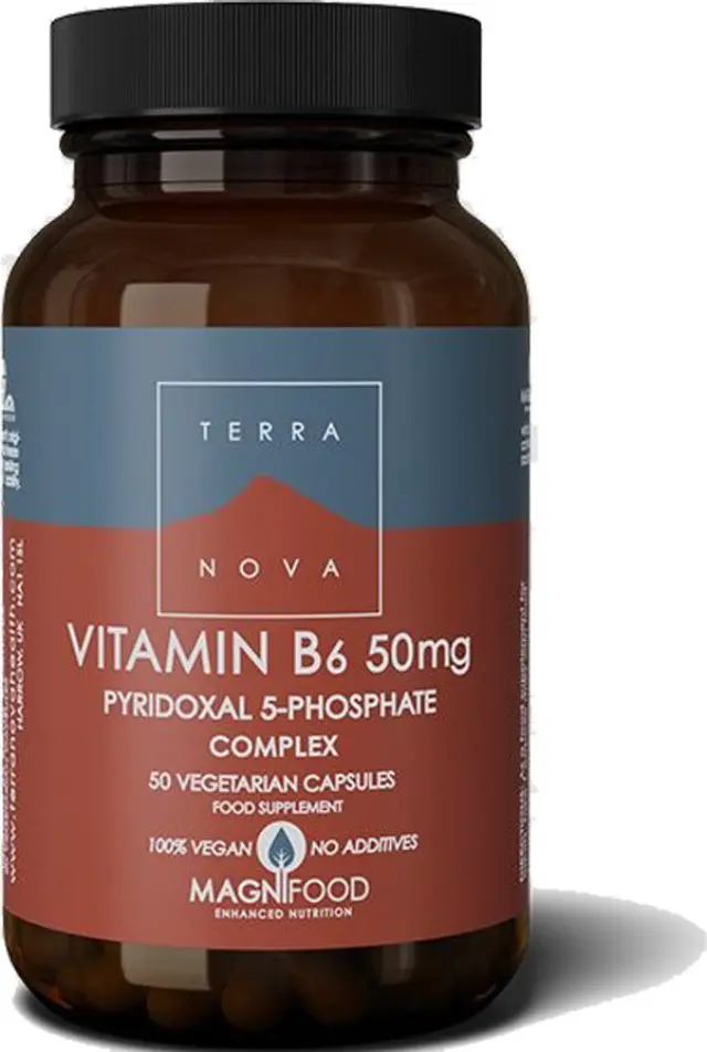 TerraNova Vitamin B6 50mg 50 φυτικές κάψουλες