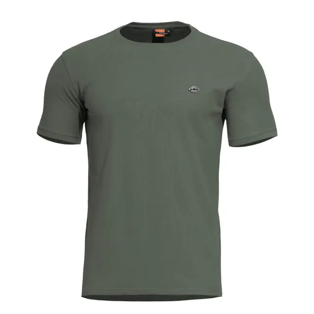 Pentagon Levantes Crewneck Shirt-Μπλουζάκι 100% Βαμβακερό για Υπηρεσιακή -Καθημερινή Χρήση - 06CG-Camo Green
