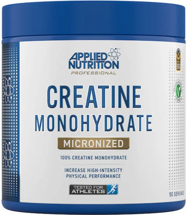 Applied Nutrition Creatine Monohydrate Micronized 250g Unflavoured (5056555206218)