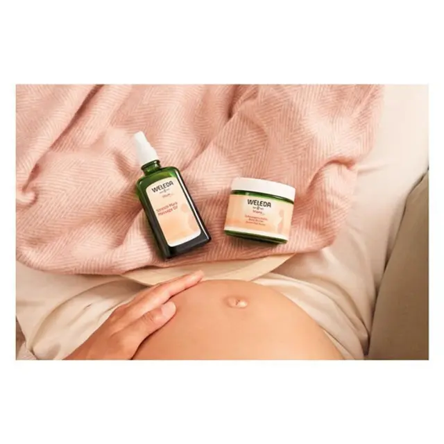 Weleda Mama Stretch Mark Body Butter Nourishing Care Βούτυρο Σώματος για Ραγάδες, 150ml 2
