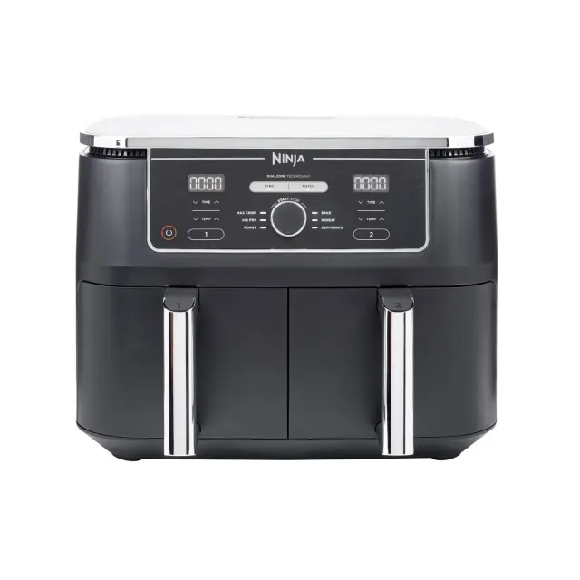 Ninja Double Air Fryer 9.5lt Black (AF400EU) (SNIAF400EU) SHARK NINJA