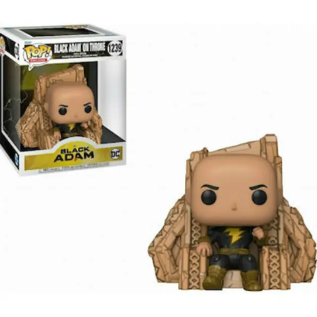 Funko POP! Deluxe: Black Adam - Black Adam on Throne #1239 Figure