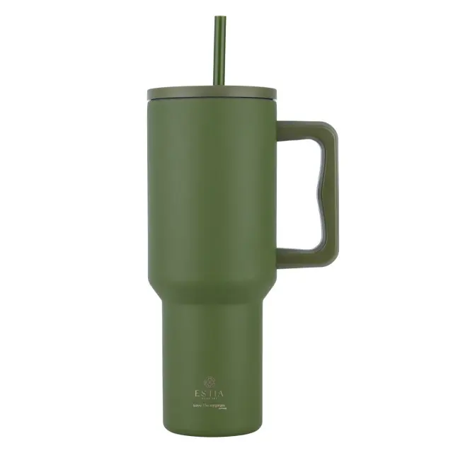 Estia Θερμος Straw Tumbler XL Save The Aegean Forest Spirit 1200 ml