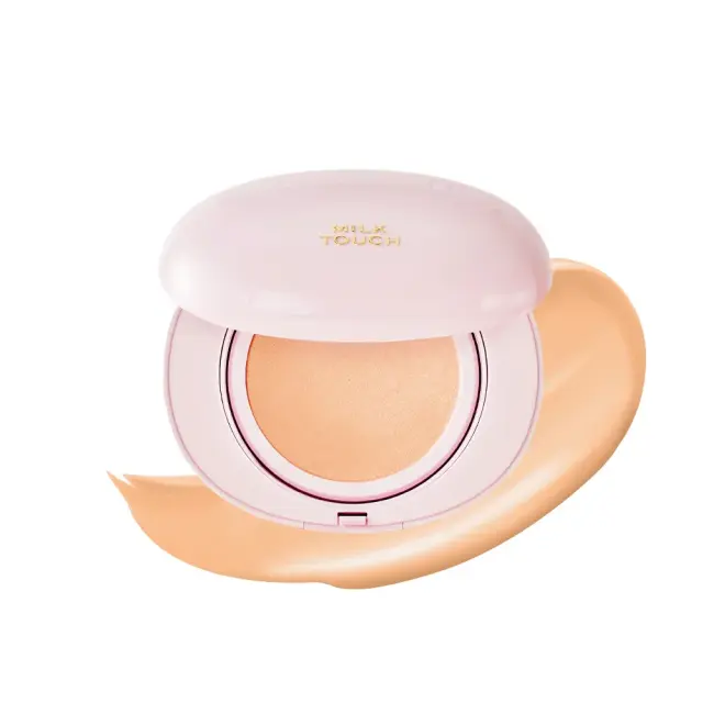 Milk Touch All-Day Skin Fit Milky Glow Make up Cushion 23N Medium Beige, Υγρό make-up σε Σφουγγαράκι για Κάλυψη, Ομοιόμορφο τόνο και Εύκολη εφαρμογή 15g