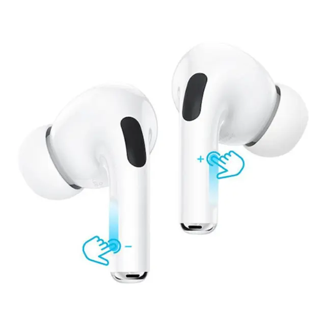Hoco In-ear Bluetooth Handsfree Ακουστικά με Θήκη Φόρτισης Άσπρα EW68