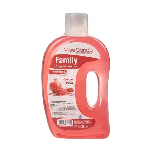 Miss Sandy Αφρόλουτρο Με Άρωμα Ρόδι 2000ml