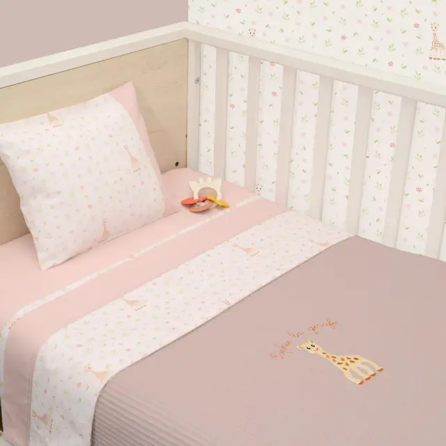 Κουβέρτα Πικέ Αγκαλιάς (75x95) Design 502 Sophie La Girafe