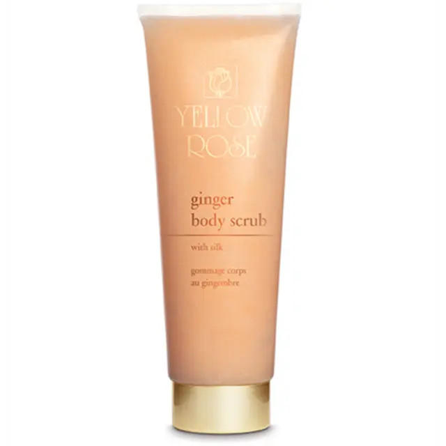 Yellow Rose Ginger Body Scrub With Silk Scrub Σώματος 250ml