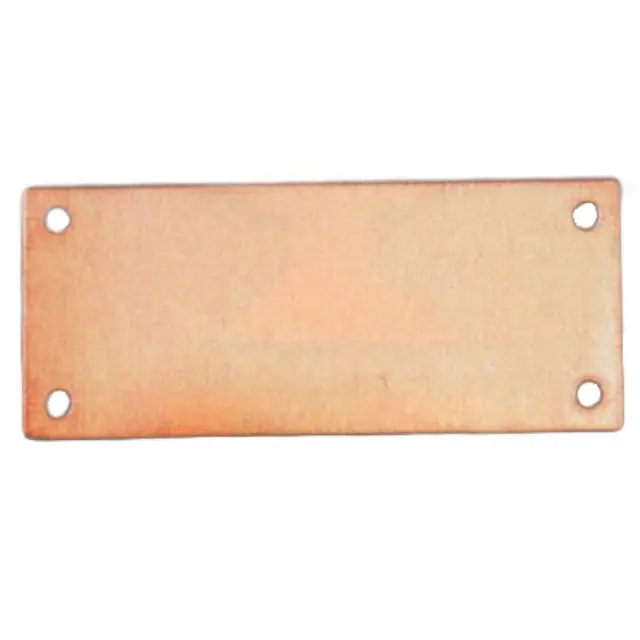 Χάλκινο Επίπεδο Ορθογώνιο με 4 Τρύπες 40x17mm