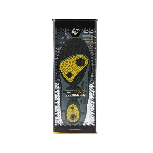 Crep Protect Gel Insoles 36.5 - 47.5 Μαύρο - Κίτρινο 1260317 (Crep Protect)