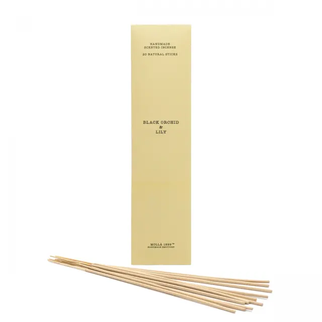 CERERIA MOLLA 1899 - INCENSE STICKS BLACK ORCHID & LILY 20 ΤΕΜΑΧΙΑ - One size