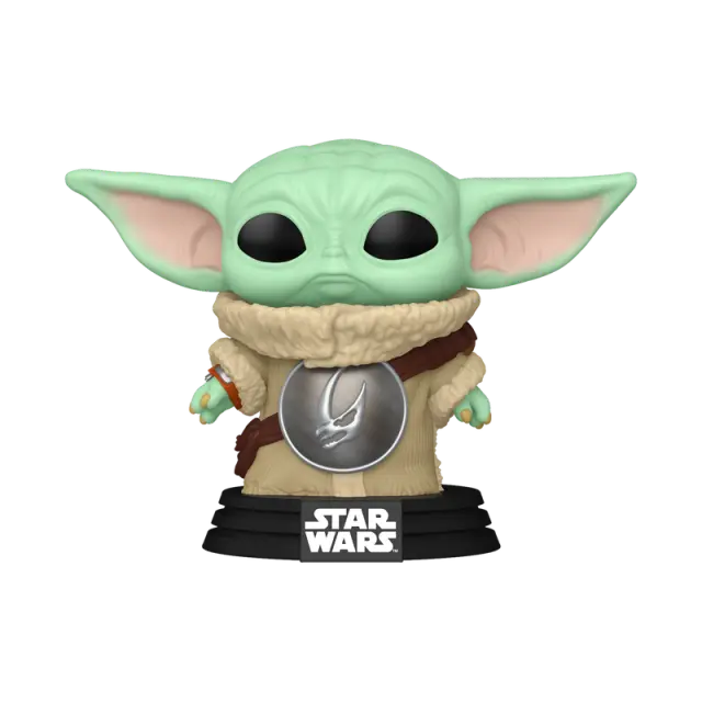 Funko Pop! - Star Wars: The Mandalorian & Grogu - Grogu with Mudhorn Chest Armor (90447) - Toys