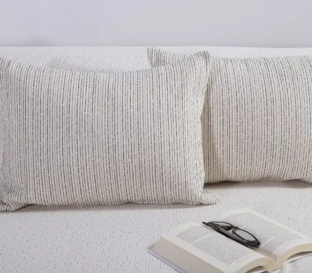 ΔΙΑΚΟΣΜΗΤΙΚΟ ΜΑΞΙΛΑΡΙ MALTA 25 40X55 NEF-NEF HOMEWARE ECRU/BLACK