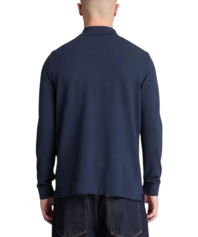 Timberland - Ανδρικό Μακρυμάνικο Polo Oyster River Regular Fit TBC0YHDG-433 Μπλε - M 3