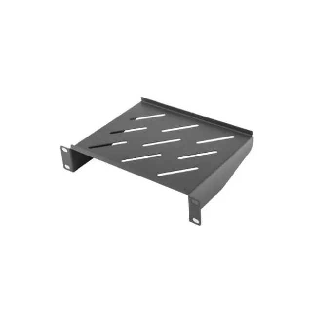 Lanberg Ράφι Rack 10” 310mm 1U Black (AK-1012-B)